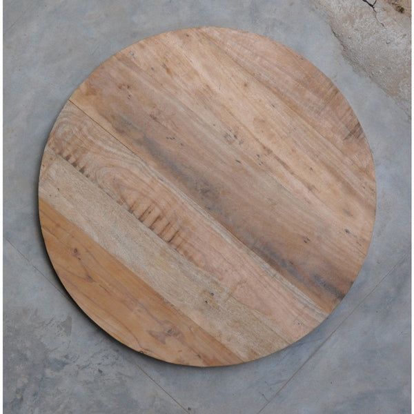 Lazy Susan Weathered Oak Look Distressed Reclaimed Barn Staves for Lazy Susan